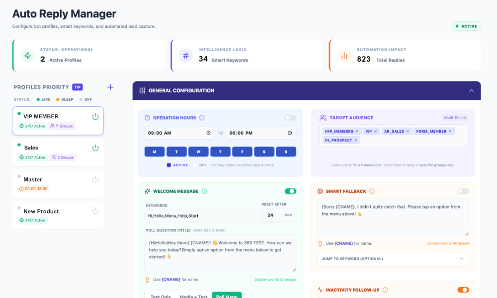 Multi-Bot Automation Engine