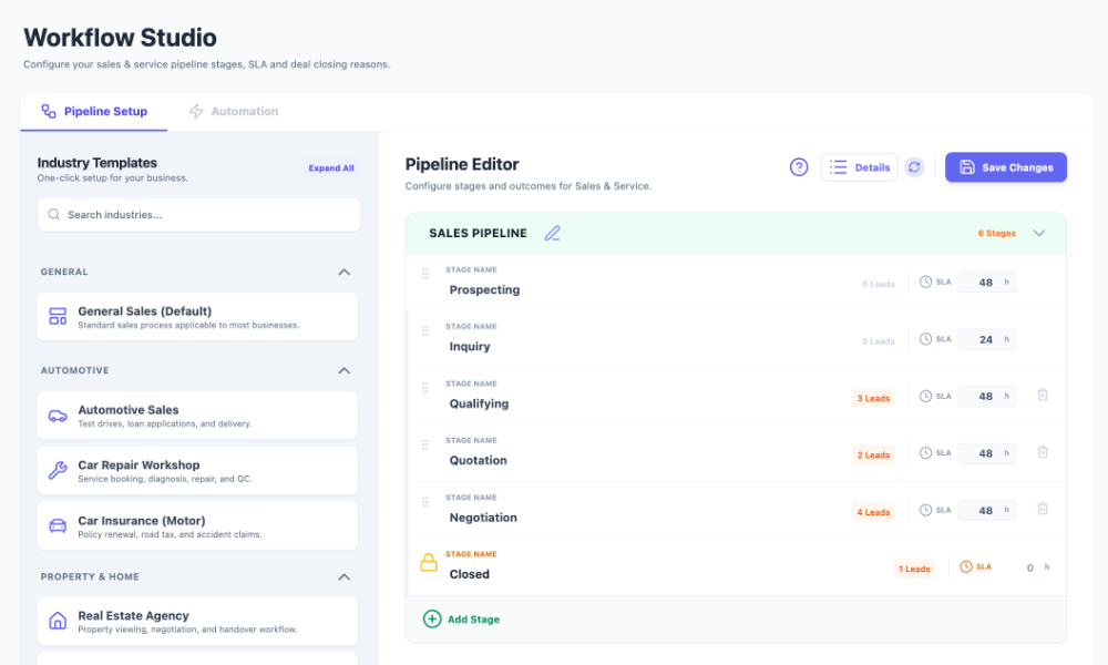 Industry Templates