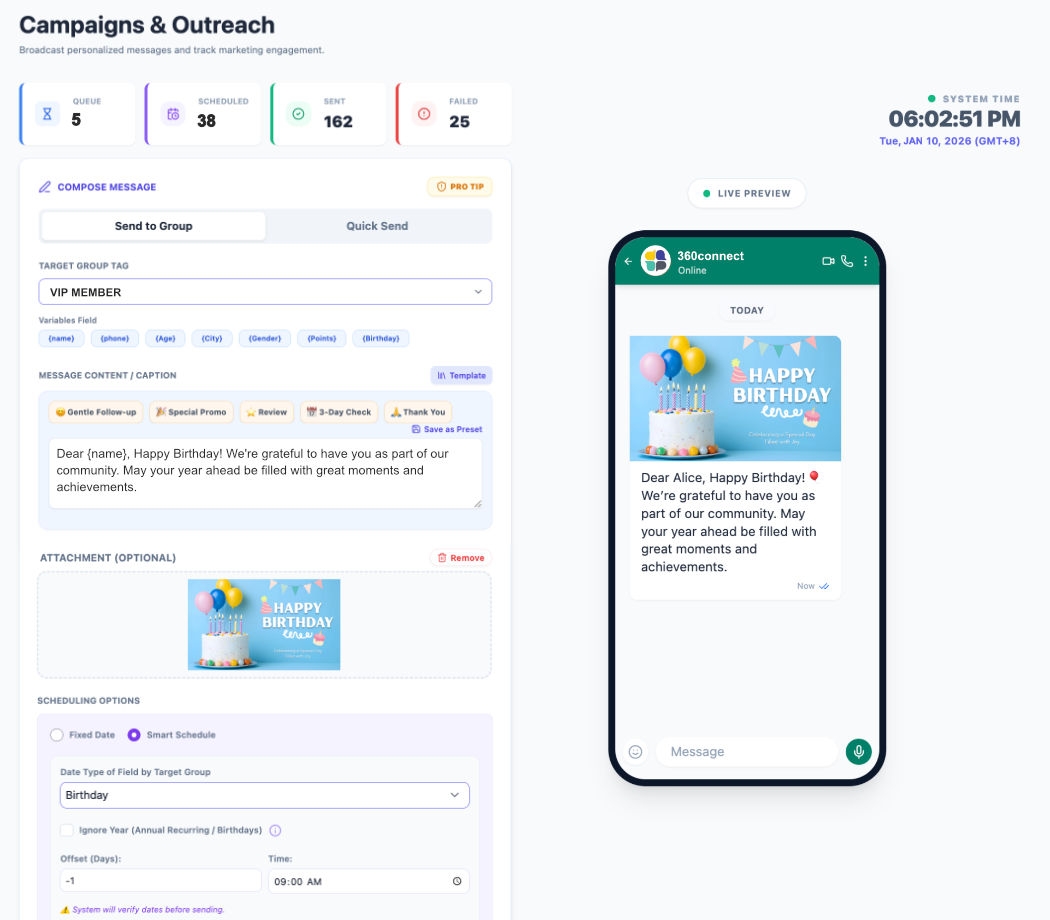 Campaigns UI